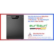 MÁY RỬA BÁT EUROSUN 14 BỘ SMS80EU15E 